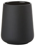 ZONE DENMARK Nova One Toothbrush Cup Revitalize Your Daily Routine – Scandinavian Elegance and Practicality Unite - Sleek & Durable Modern Bathroom Accessory Elegance of Touch (Black) - color: Black
