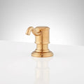 Signature Hardware 457678 Amberly Soap Dispenser - Brushed Gold - color: Brushed Gold