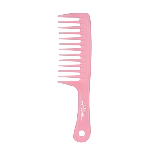 Paul Mitchell Detangler Comb, Wide Tooth Comb Detangles Wet or Dry Hair - color: Guava Pink- 9.62 in.Length (Pack of 1)