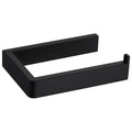 APLusee Matte Black Toilet Paper Holder, 304 Stainless Steel Tissue Hanger, Wall Mounted - color: Matte Black