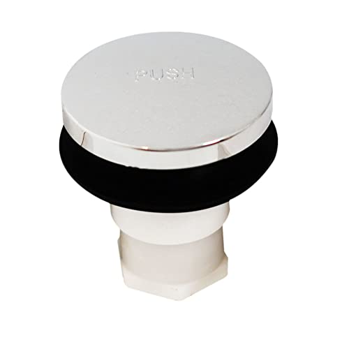 Westbrass 79338MOCP Replacement Tip-Toe Bathtub Drain Stopper with 3/8" Stem, Polished Chrome - size: 1 Pack, style: 3/8" Stem