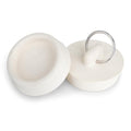Rubber Drain Stopper Fits 1-1/2" to 1-5/8” Opening, Bathroom Bath Tub Drain Plug with Sturdy Hanging Ring, Set of 2