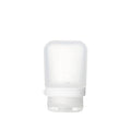 humangear GoToob+ (Small) | Refillable Silicone Travel Bottle | Locking Lid | Food-Safe Material | Clear, Small (1.7 fl.oz; 53ml) - color: Clear, size: 1.7 Ounces