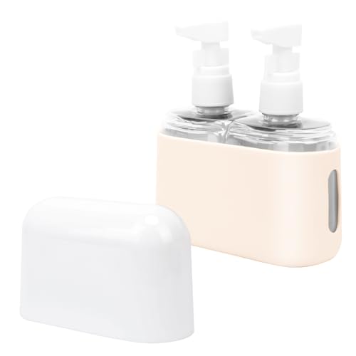 Skycase Travel Bottles - Leak Proof Refillable TSA Approved Travel Size Toiletries, 2 in 1 Liquid Bottles Containers with Labels and Funnel Airplane Accessories Kits for Lotion Liquid (White) - color: White, size: 2 in 1
