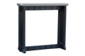 Single Bar Deep Grey Top & Black Base Ideal for Patio Hot Tub Area Backyard Durable WeatherResistant Design Easy Nohardware Assembly Proudly Made in USA - color: Black/Deep Grey, size: Single Bar without Barstools