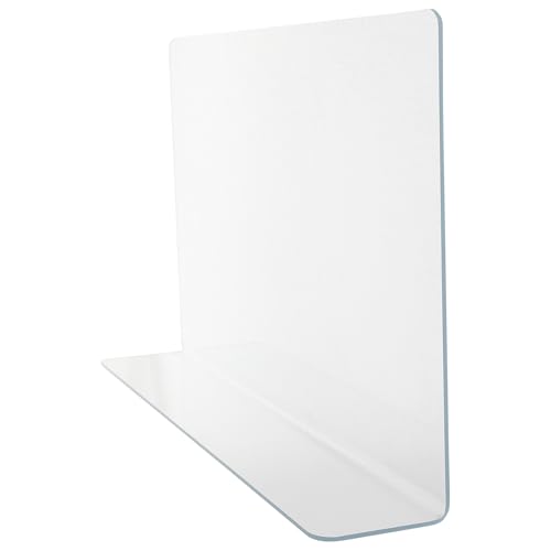 Alipis Shower Tub Water Splash Guard Splashproof Baffle for Bathroom Water Control Plastic Splash Guard for Bathtub Use Tub Protector for Splashing 11.81 X 7.00 X 1.96 in