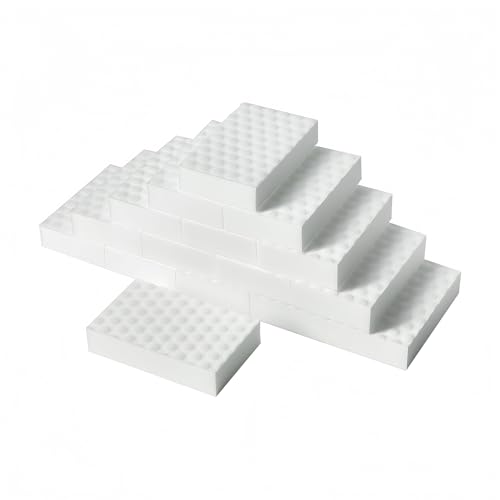 Magic Sponges Eraser,20PCS Melamine Sponge Bulk,2X Density,Extra Long-Lasting Eraser Cleaner for Bathtub, Floor, Baseboard, Bathroom, Wall,Kitchen,Furniture (20PCS (2X Density) | Extra Long-lasting Eraser,Just add Water,Cleaner for Bathtub, Floor, Baseboa