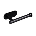 YUET Toilet Roll Holder Self Adhesive Black Paper Holders Tissue Stand Hanger Bathroom SUS-304 Stainless Steel,No Drilling Required, Strong Adhesiveness and Waterproof - color: Black