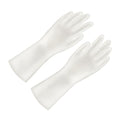 Kitchen Cleaning Gloves Waterproof Household Latex Plastic Steel Protective Gloves Anti-slip for Home and Toilet Use Size L 4 Pairs Set