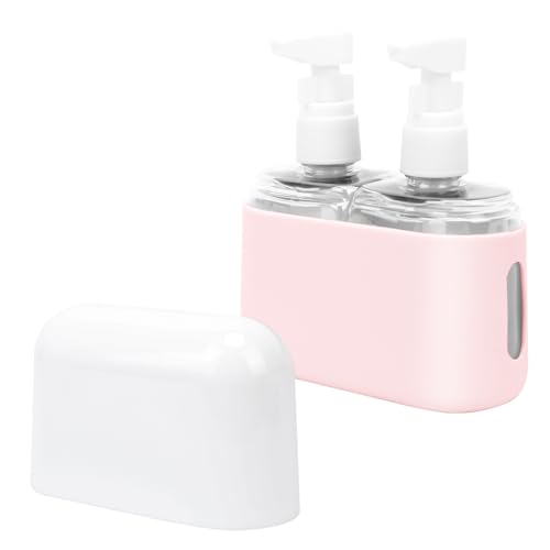Skycase Travel Bottles - Leak Proof Refillable Tsa Approved Travel Size Toiletries, 2 in 1 Liquid Bottles Containers with Labels and Funnel Airplane Accessories Kits for Lotion Liquid (Pink) - color: Pink, size: 2 in 1