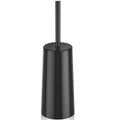 Toilet Brush and Holder, Toilet Brush Stainless Steel, Toilet Bowl Brush for Bathroom Toilet-Ergonomic, Elegant,Durable (Black) - color: Black