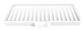 Silicone Soap Dish Tray and Sponge Holder with Drain Chute, Rectangular, Kitchen and Bathroom Sink Organizer (White, 9"x3.5") - color: White, size: (MD) 9"x3.5"
