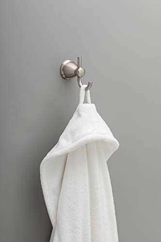 Franklin Brass 5-Piece Satin Nickel Bathroom Set (2) Towel Racks, Ring, Toilet Paper Holder, Hook | Kinla Bath Accessories - color: Satin Nickel, style: 5-Piece Bath Accessory Set