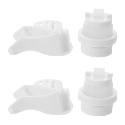 2 Sets Automatic Toothpaste Squeezer Spare Parts Kit - Vacuum Pump and Push Rod Replacement - DIY Toothpaste Dispenser Repair Accessories for Bathroom