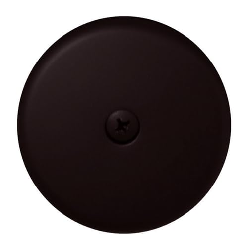 Westbrass A931K-12 Universal 1-3/8" Fine Thread Tip-Toe Bathtub Drain Plug Trim Set with One-Hole Overflow Faceplate and 1-1/2" Adapter Bushing, Oil Rubbed Bronze - color: Oil Rubbed Bronze