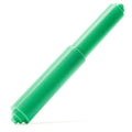 Qualihome Green Universal Plastic Spring Loaded Toilet Paper Roll Holder Replacement Rod, Green Toilet Paper Roll Replacement Rod - color: Green