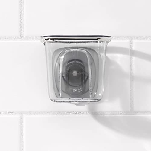 OXO Good Grips Stronghold Suction Multipurpose Shower Accessory Cup,Clear, - style: Accessory Cup