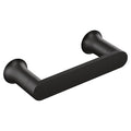 Moen Genta LX Modern Wall Mount Pivoting Toilet Paper Holder for Bathroom, Matte Black, BH3808BL - color: Matte Black