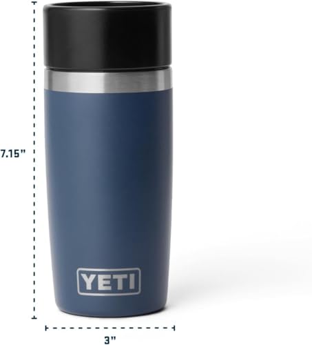 YETI Rambler 12 oz Travel Bottle, Stainless Steel, Vacuum Insulated with Leakproof Commuter Cap, Grasshopper - color: Grasshopper, size: 12 Ounces