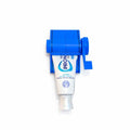 Toothpaste Dispenser, One-Hand Operation, Wall Mounted, Quick Installation. (Blue/Black)
