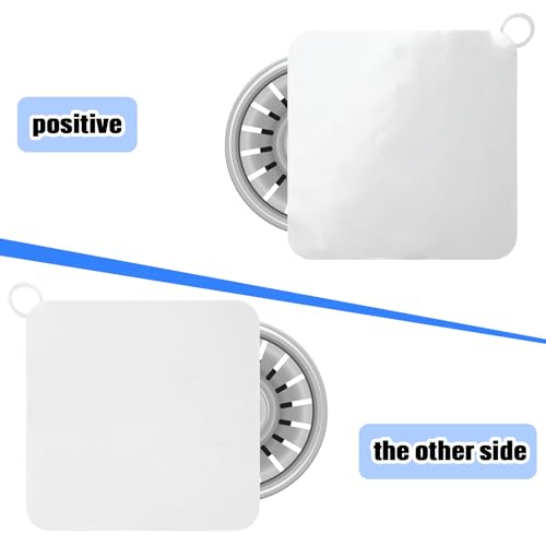 Yinkin 6 Pcs Drain Covers to Keep Bugs Out Silicone Shower Floor Tub Stoppers Bathtub Drain Stoppers Sewer Anti-Odor Mats Deodorizing Plugs for Bathroom(6 x 6 Inch,Square,White) - color: White, size: 6 x 6 Inch, style: Square