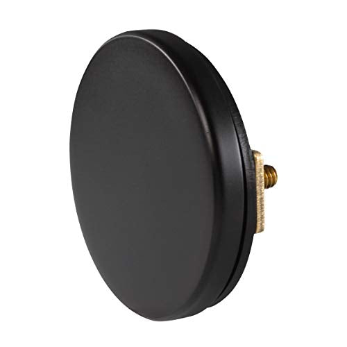 Westbrass Floating No-Hole Overflow Faceplate, Matte Black, D980R-62 - color: Matte Black, size: 1 Pack