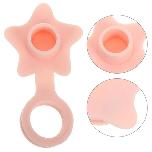 BESPORTBLE 6pcs Pink Silicone Bathtub Drain Stoppers for Babies – Anti-Overflow Water Plug Bath Accessories Set with Fixed Seal for Bathtubs
