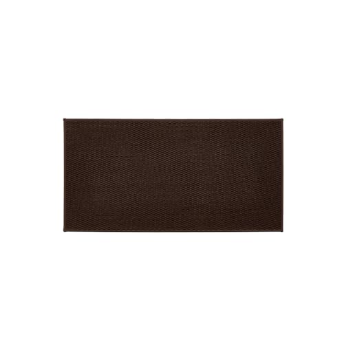 TYUU Bathroom Rugs Non Slip Washable, Super Absorbent Thin Bath Mat Quick Dry Low Pile Bathroom Rug, Brown 24"x47" - color: Brown01, size: 2' X 3'11" (Rectangular)