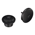Moen Wrought Iron Push-N-Lock Tub and Shower Drain Kit with Bathtub Overflow Drain Cover, 1-1/2 Inch Threads, T90331WR | T90331WR, Bathtub Overflow Cover, 1-1/2 Inch Threads, Easy Install Replacement - color: Wrought Iron, size: 1.5 Inches (Pack of 1)