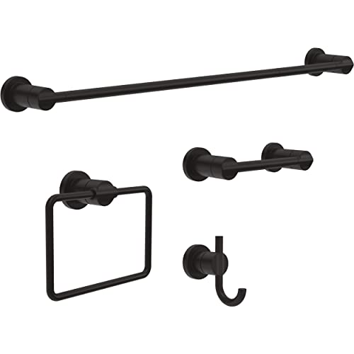 Delta Pivoting Toilet Paper Holder | Matte Black | Wall Mount | Nicoli Bathroom Accessories - color: Matte Black