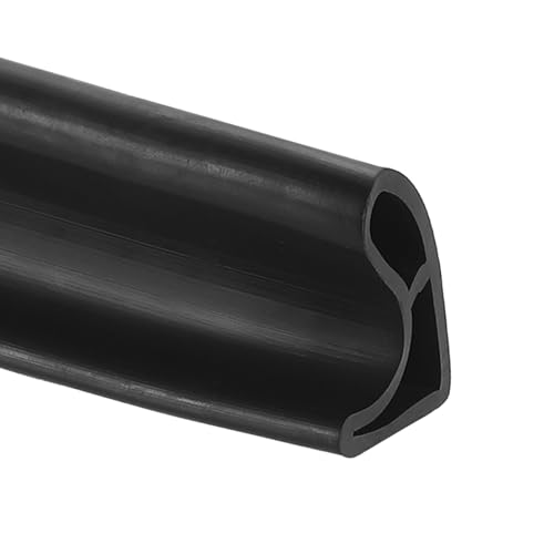 uxcell Flexible Shower Water Barrier, 118" TPE Shower Edge Water Stopper Blocker Splash Guard for Bathtub Sink Washing Machine Dry and Wet Separation, 1.18"W x 1.77"H, Black - color: Black, size: 118"L x 1.18"W x 1.77"H