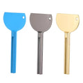 3 Pcs Toothpaste Squeezer Stainless Steel Toothpaste Tube Squeezer Metal Toothpaste Dispenser Roller Tube Wringer Tube Key Squeezer Roller for Cosmetic Paint Cream Hair Dye, 3 Colors