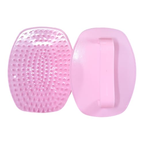 Detangler Hair Brush 2 Pack for Wet & Dry Hair (4×3 in) - Firm Bristle Shampoo Scalp Massage Brush for Shower - Pain-Free Detangling for Women, Men, Kids (Pink) - color: Pink
