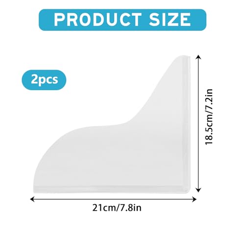 2 Pcs Bathtub Water Guards,Bathroom Shower Splash Guard for Tub, Shower Water Guard for Bathtub Shower Guards Removable, Bathtub Water Splash Guards Corner Guards to Keep Water in Shower Bath