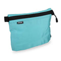 GOX Small Toiletry Bag for Men Bulk Cosmetic Bag Dopp Kit Carry On Zipper Pouch Organization Nylon Small Packing Sack Water Repellent - color: Blue
