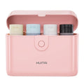 Travel Bottles with Case, 4x2oz TSA Approved, Leak-Proof, Press to Unlock, Compact & Portable Travel Toiletries (Pink) - color: Pink