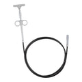 HARFINGTON Flexible Grabber Claw Pick Up Tool 79 Inch 4 Claws Stainless Steel Sewer Cleaning Hook Unclog Sink Sewer Hair Drain Cleaner Tool Sink Unclogger for Toilet Bathtub Sewer Grey - color: Gray, size: 79 Inch