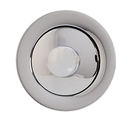 Westbrass Pull & Drain Sch. 40 PVC Bath Waste with One-Hole Top Elbow, Polished Chrome, D49721-26 - color: Polished Chrome, size: 1 Pack