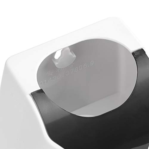 Toothbrush Holder Toothpaste Dispenser Set, Wall Mounted Automatic Hands-Free Toothpaste Dispenser, for Family Washroom Bathroom(黑色)