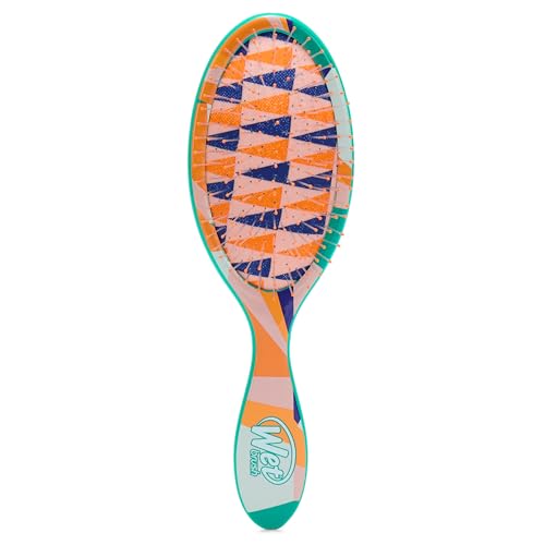 Wet Brush Original Detangler Hair Brush, Flag Up (Artful Ace) - Ultra-Soft IntelliFlex Bristles - Detangling Brush Glides Through Tangles For All Hair Types (Wet Dry & Damaged Hair) - Women & Men - color: Flag Up, size: 1 Count (Pack of 1)