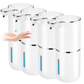 4 Pack Automatic Soap Dispenser,Liquid Soap Dispenser Touchless,12.8oz/380ml USB Rechargeabled Wall Mounted Smart SoapDispenser for Bathroom Kitchen Dish Soap - color: White, size: Liquid x4