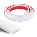 78'' Transparent Silicone Shower Threshold Water Dam Seal Strip | Self Adhesive Collapsible Splash Guard Barrier, For Shower & Sink Edge Dry-Wet Separation Use