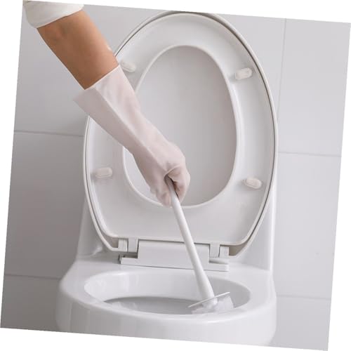 GLEAVI Waterproof Kitchen Gloves and Household Cleaning Gloves Size L for Toilet and Dishwashing 4 Pairs Set