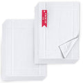 Pearl Linens Pack of 12 100% Cotton Bath Mat 20x30 inches, Soft & Absorbent Quick Dry Bathroom Mat Set, Not Bathroom Rugs, After Shower Mat, Bath Tub Mat, 687 GSM, Machine Washable, White - color: White, size: 20x30 - Set of 12
