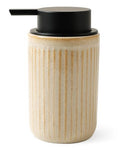 BosilunLife Dish Hand Soap Dispenser - Liquid Pump Soap Dispenser for Bathroom Deco 12oz Ceramic Kitchen Dish Dispenser with Rust-Proof Liquid Pump Modern Refillable Lotion Bottles, Greige - color: Greige Lotion Pump