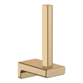 hansgrohe AddStoris Spare Roll Holder in Brushed Bronze 6-inch Accessories in Brushed Bronze, 41756140 - color: Brushed Bronze