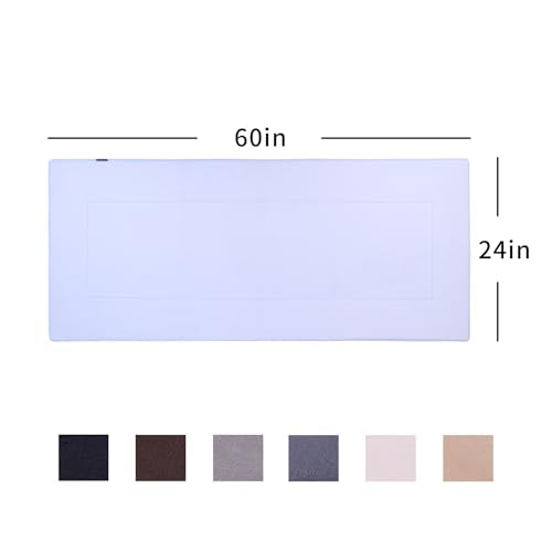 Soft Hallway Runner Rug,Washable Floor Rugs, Non Slip Memory Foam Rug,Super Water Absorption, Suitable for Bathroom Mat, Entrance,Kitchen, Living Room Decor(2x5ft Sky Blue) - color: New Sky Blue, size: 2' x 5' (Rectangular)