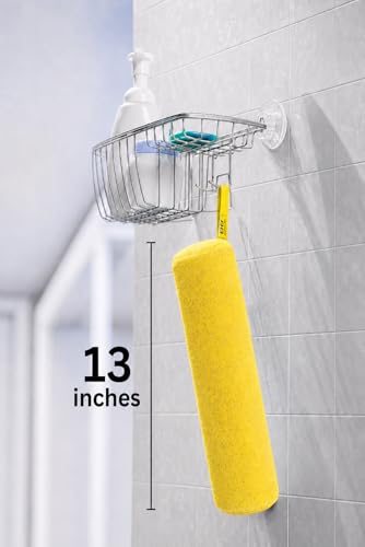Back Scrubber for Shower - Beautiful Bod Patented 13-Inch Exfoliating Loofah with Built-in Handle, Easily Reaches Entire Back, Full Body Shower Scrubber for Back Washing, Exfoliation & Skin Smoothing - color: Sunshine Yellow