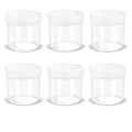 ASEVAT 3.4 oz Wide Mouth Lab Reagent Bottles, Laboratory Grade Chemical Container, Sealed Leak-proof Translucent HDPE Bottle, Pill Bottle, Water Sample Jars(6 Pcs) - size: 3.4 oz