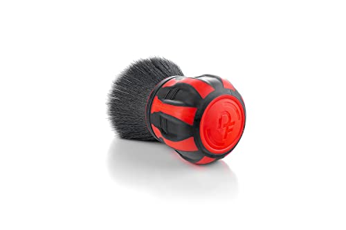 Detail Factory - Curveball XL Synthetic Brush - Ultra Soft Bristles, Comes with Storage Rack, Covers Large Area Inside or Outside Vehicles - Red - color: Red